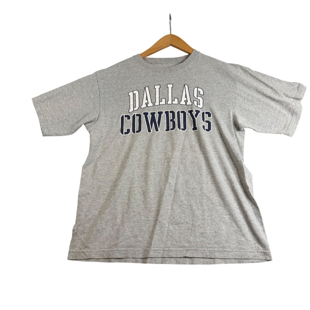 Dallas Cowboys Authentic Mens Gray Graphic T-Shirt Medium NFL Football Tee